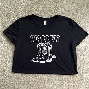 NWOT Misprint Morgan Wallen with Boots Shirt